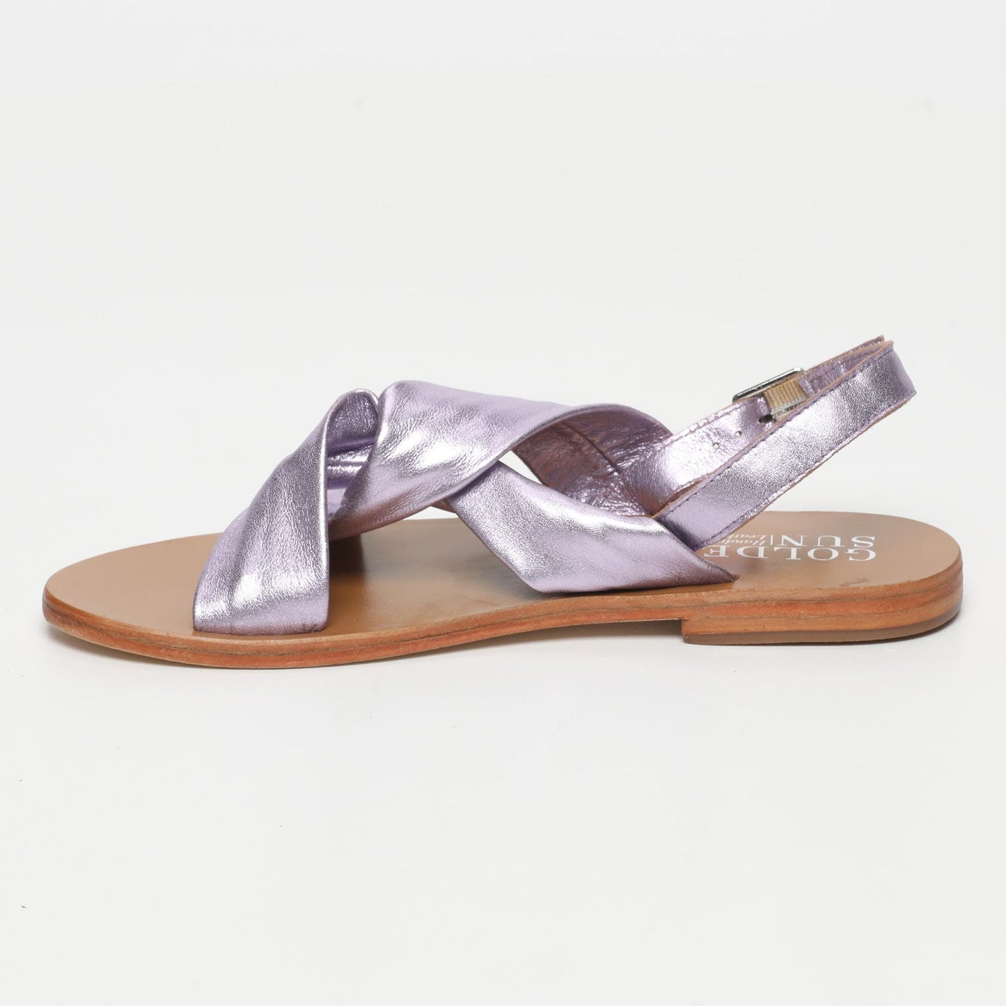 HEIMANU sandales en cuir lilac