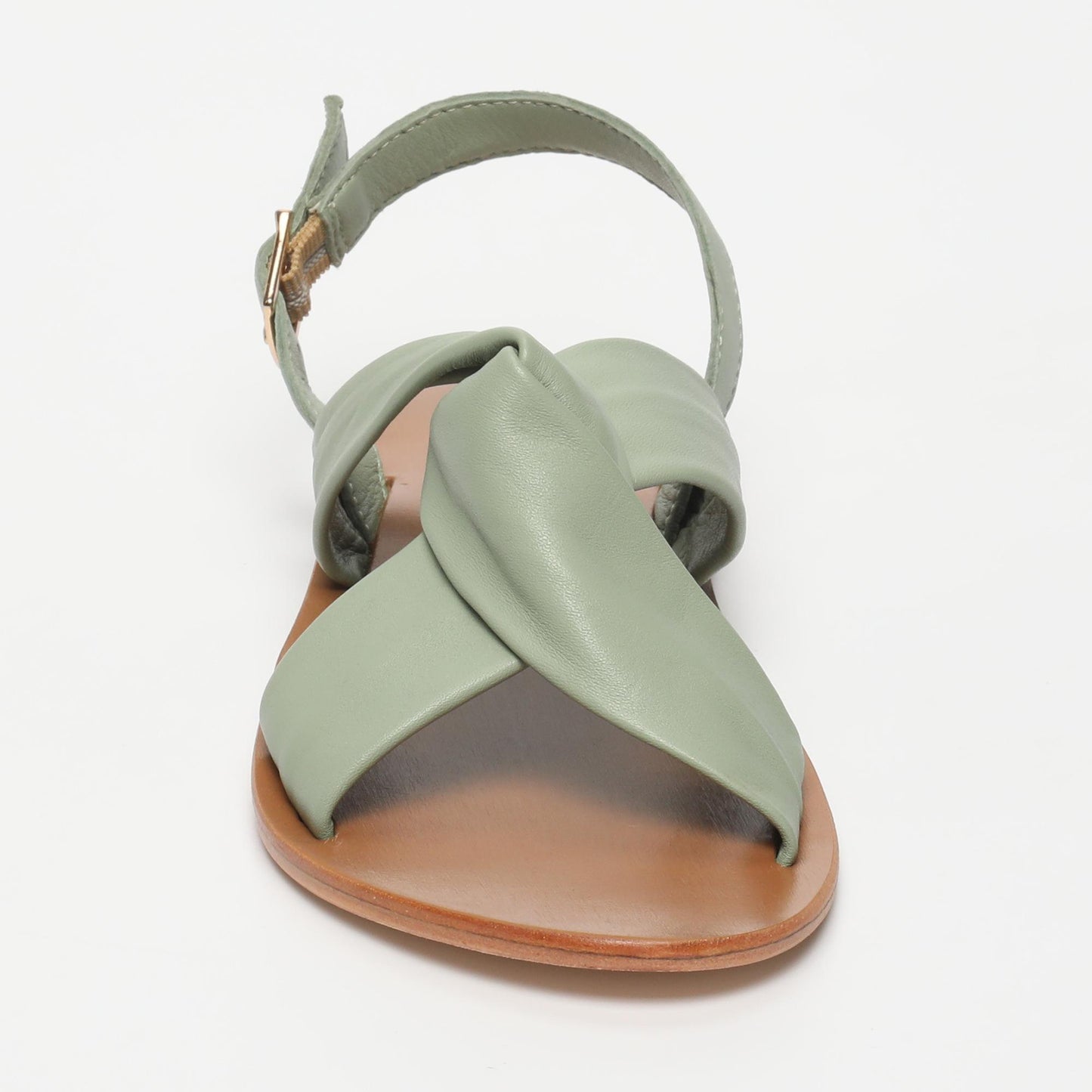 HEIMANU sandales en cuir lt green