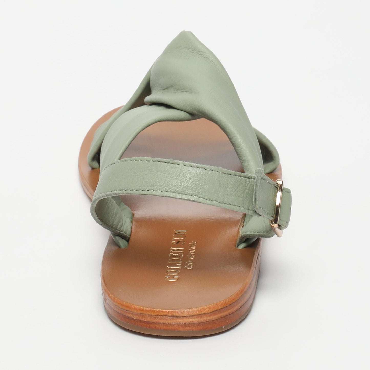 HEIMANU sandales en cuir lt green