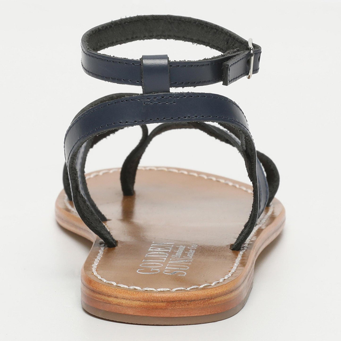 ISLA sandales en cuir navy