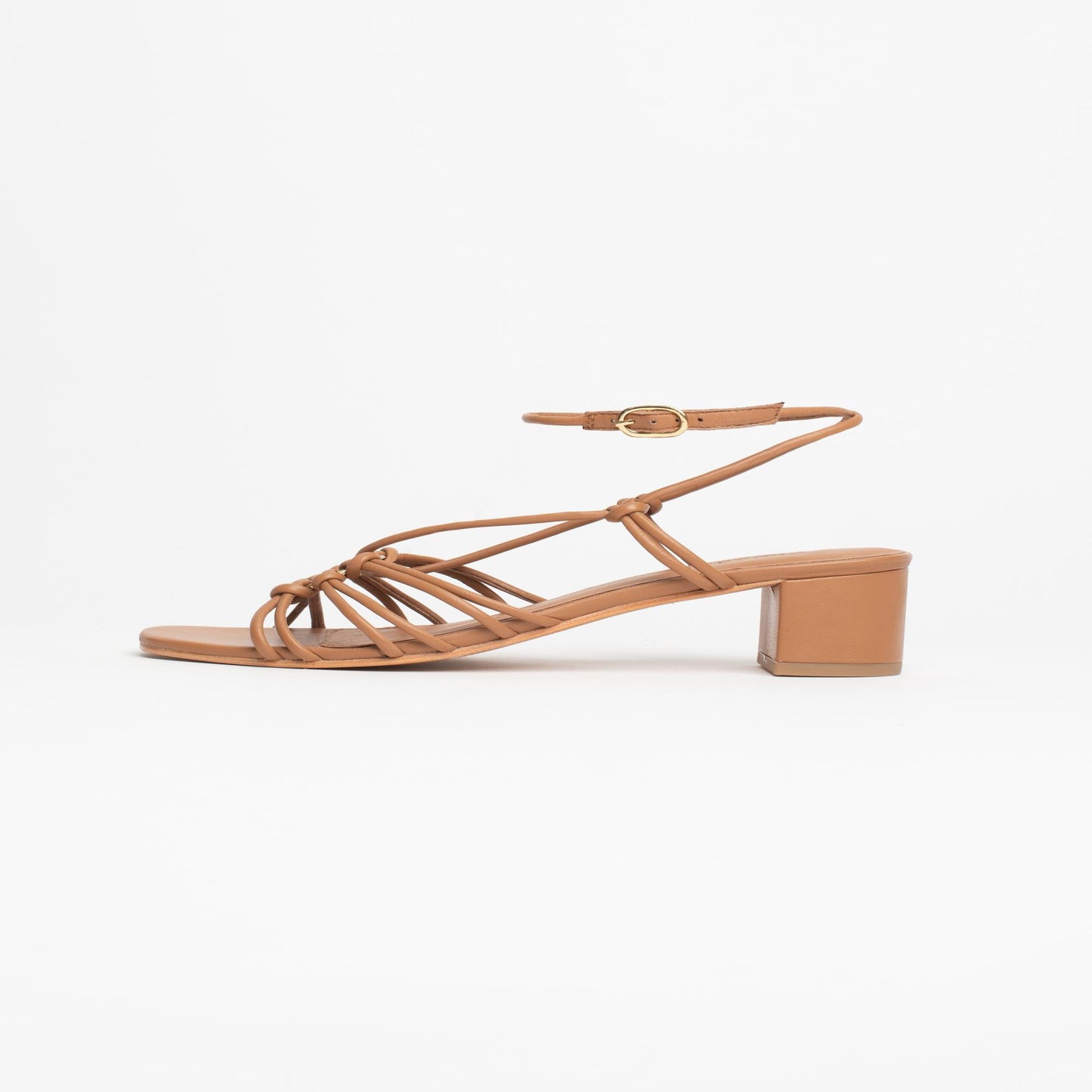 KATSITSANO sandales en cuir lt tan