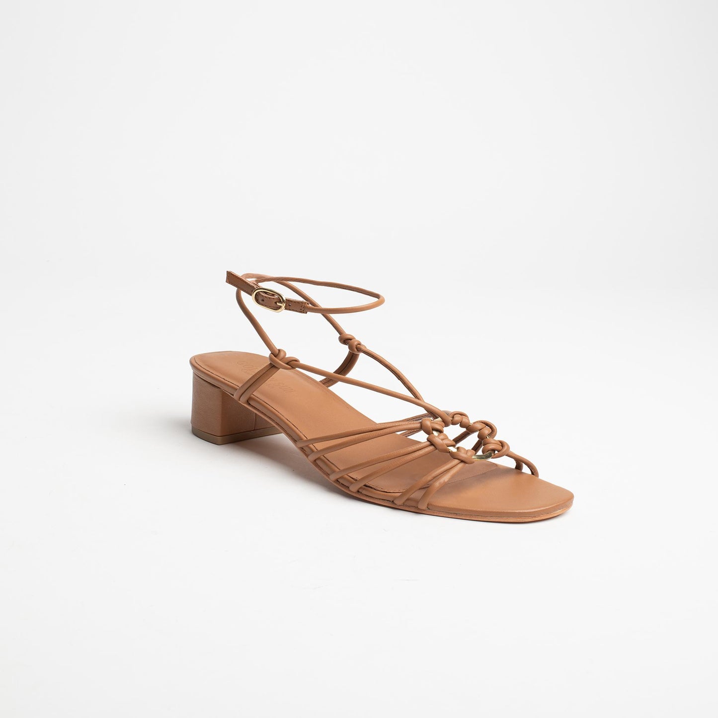 KATSITSANO sandales en cuir lt tan