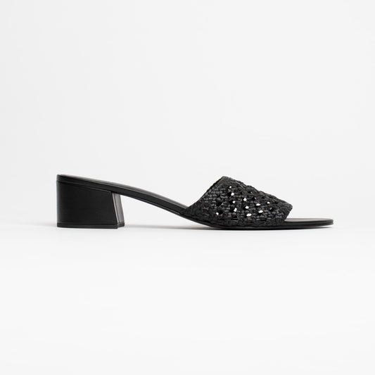 KEWANEE sandales en cuir black