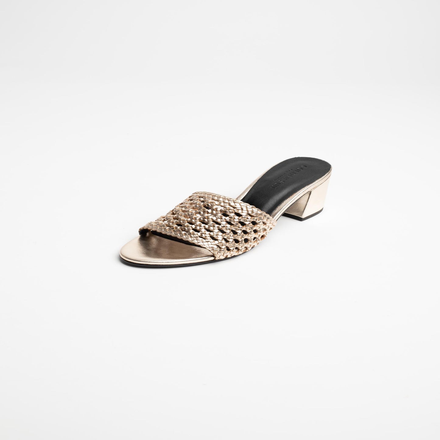 KEWANEE sandales en cuir gold
