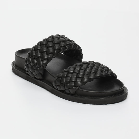 KINSLEY sandales en cuir black