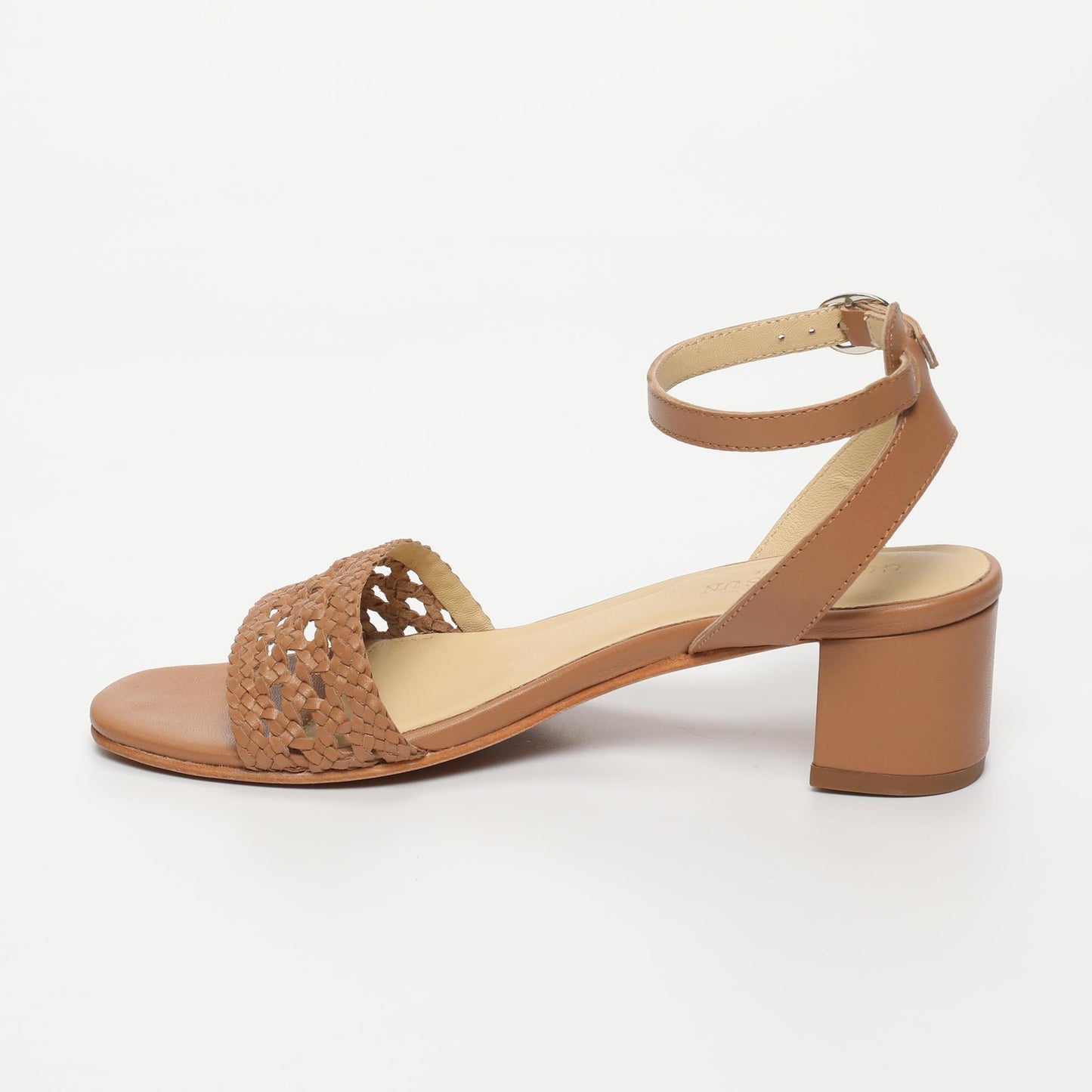 KIONA sandales en cuir light tan