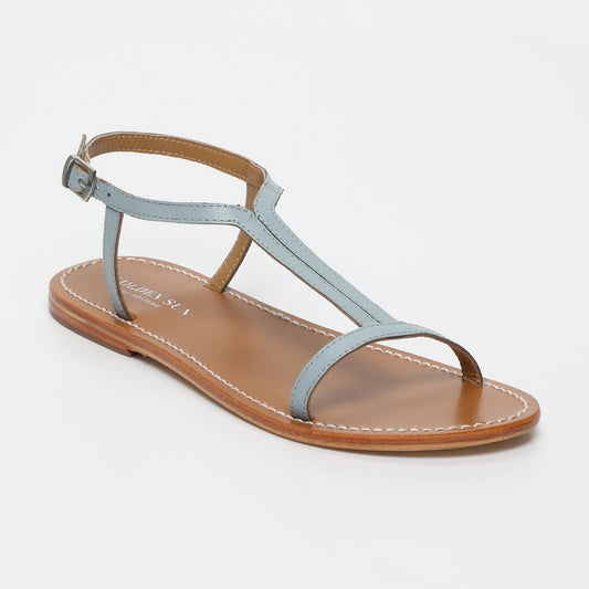 KIRBY sandales en cuir lt blue