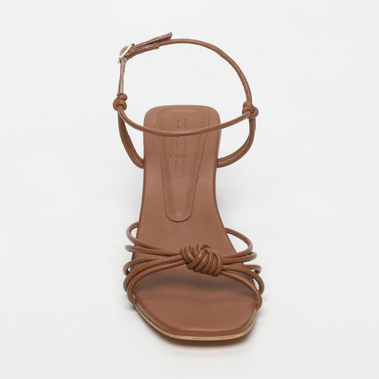 KOHANA sandales en cuir camel