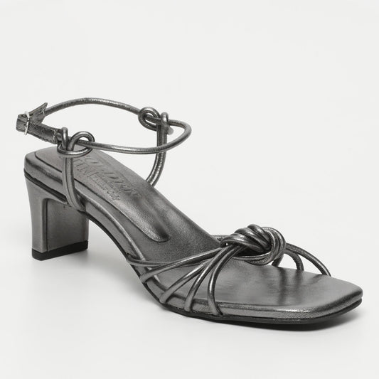 KOHANA sandales en cuir pewter
