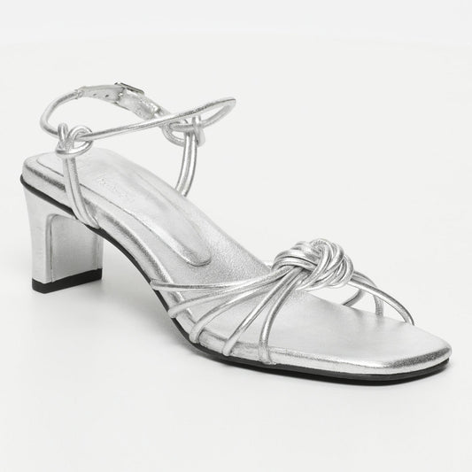 KOHANA sandales en cuir silver
