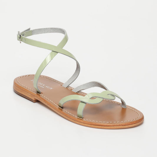 KOSUM sandales en cuir mint