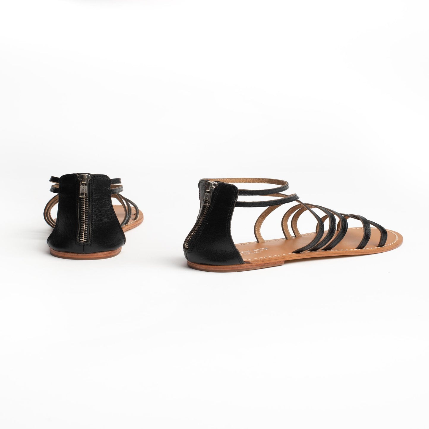 LAUREL sandales en cuir black