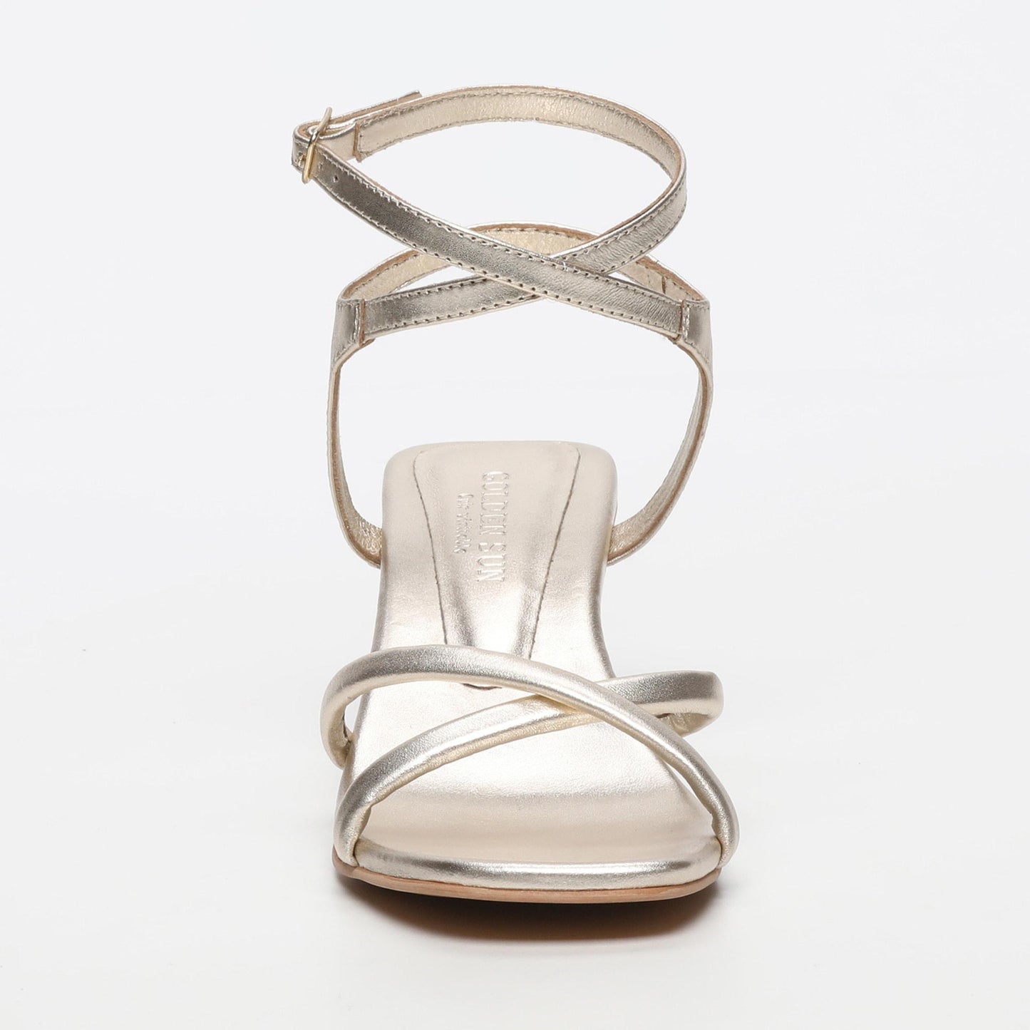 LEIKA sandales en cuir gold