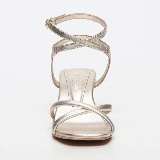 LEIKA sandales en cuir gold