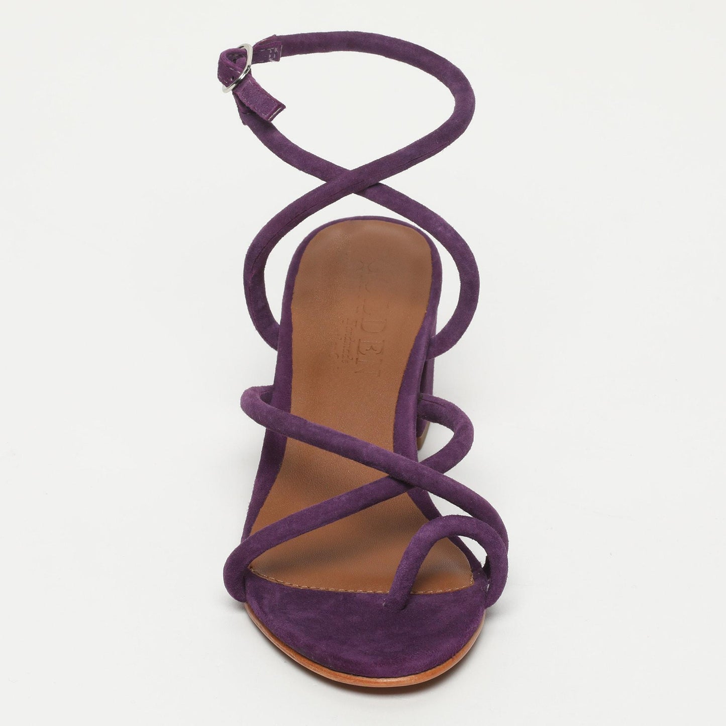 LIA sandales en cuir amethyst