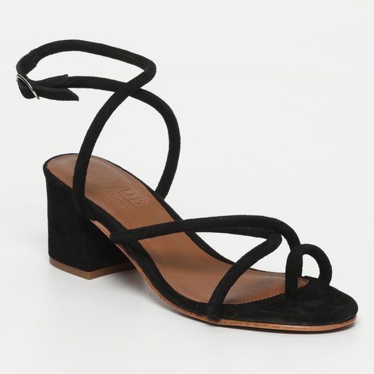 LIA sandales en cuir black