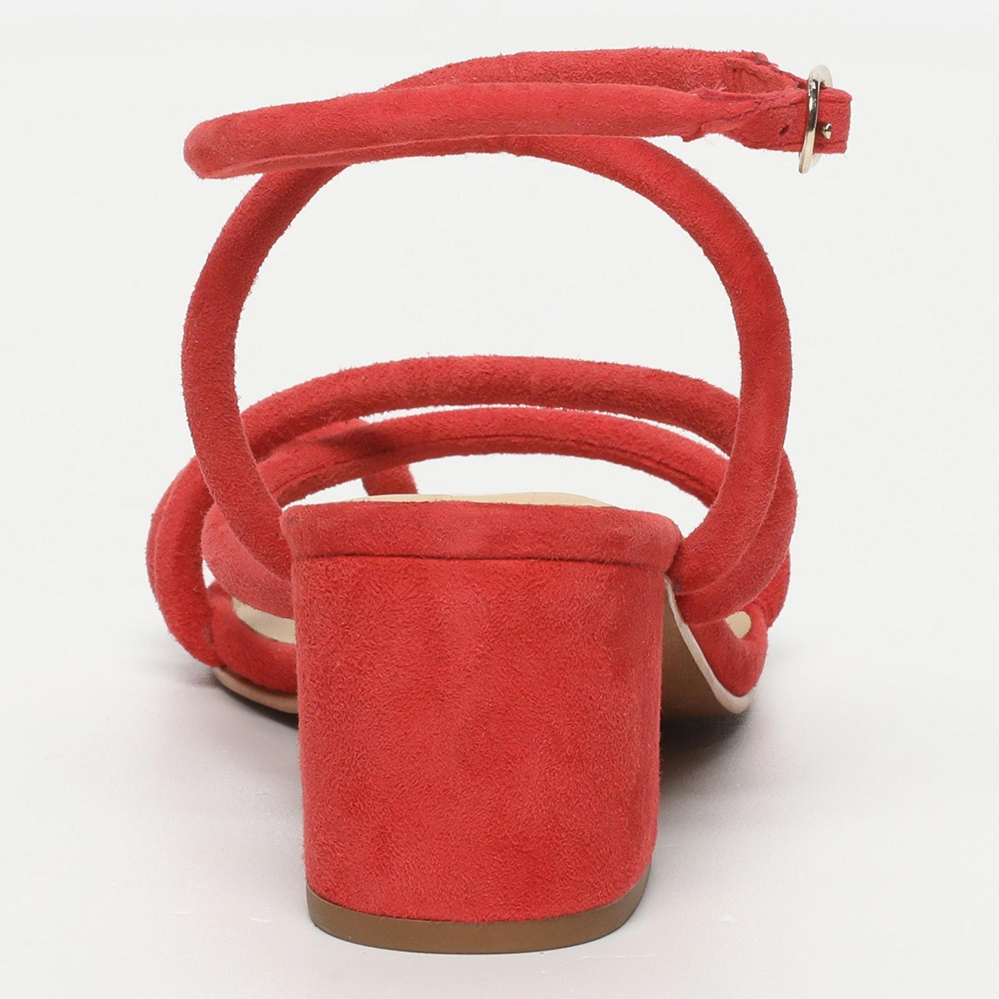LIA sandales en cuir strawberry