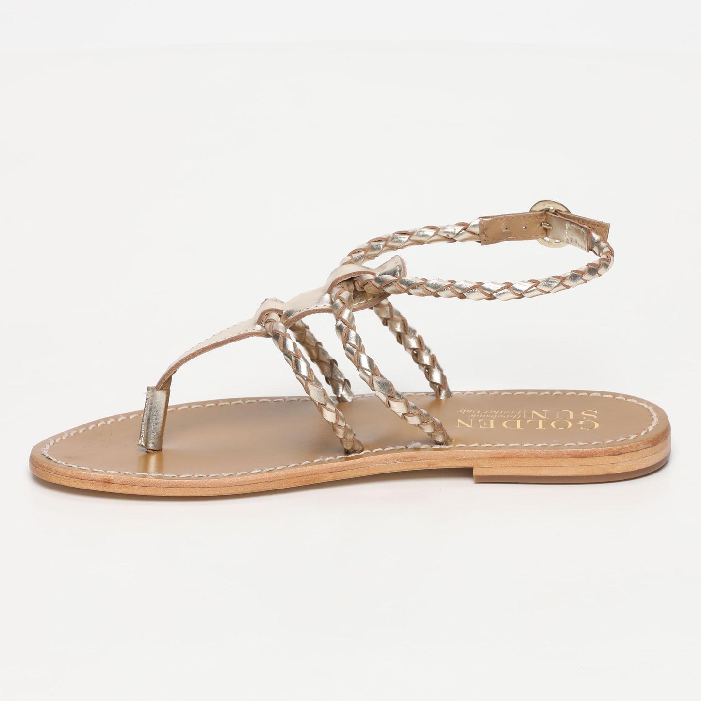 LICATA sandales en cuir gold