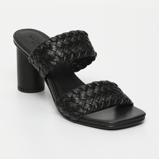 LILA sandales en cuir black