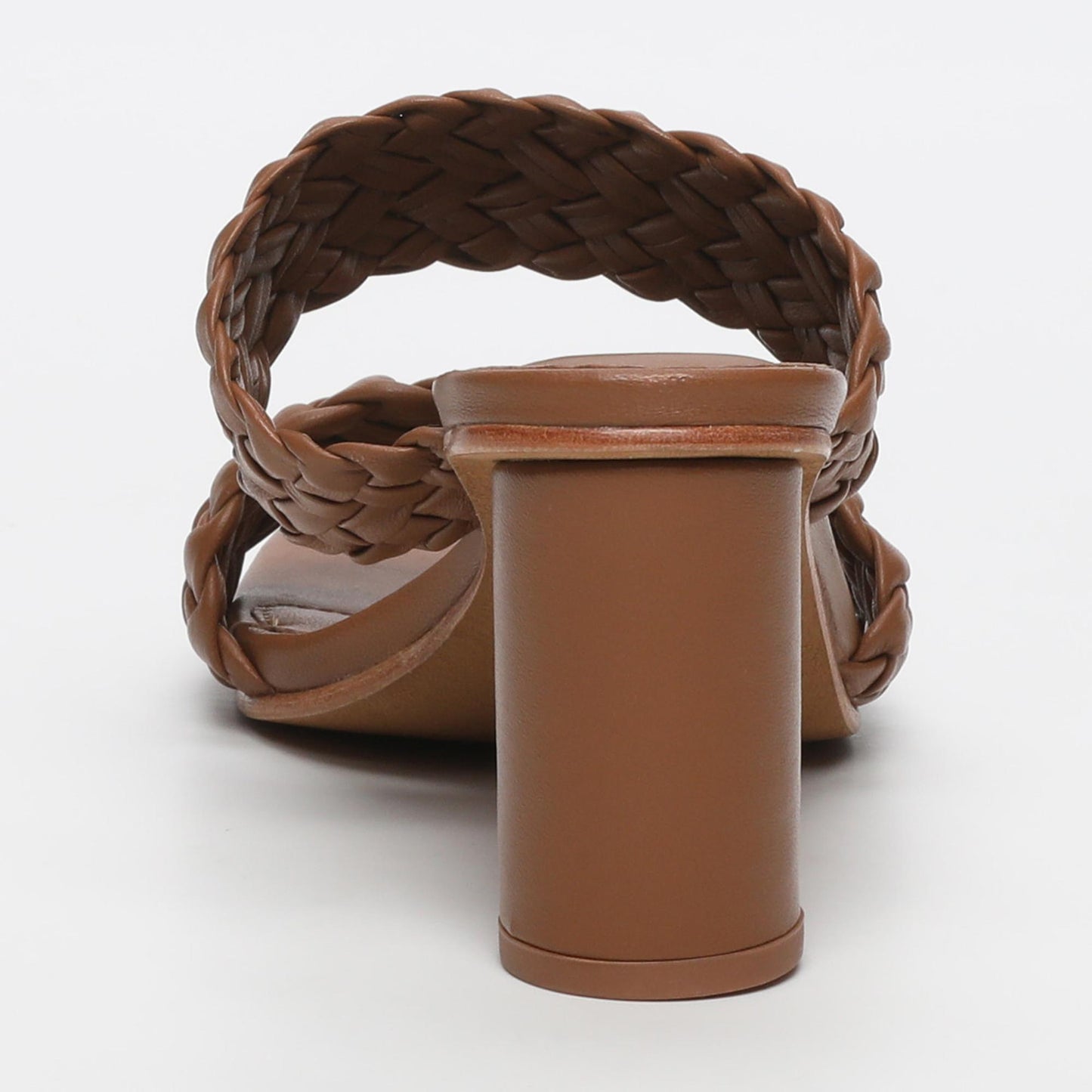 LILA sandales en cuir camel