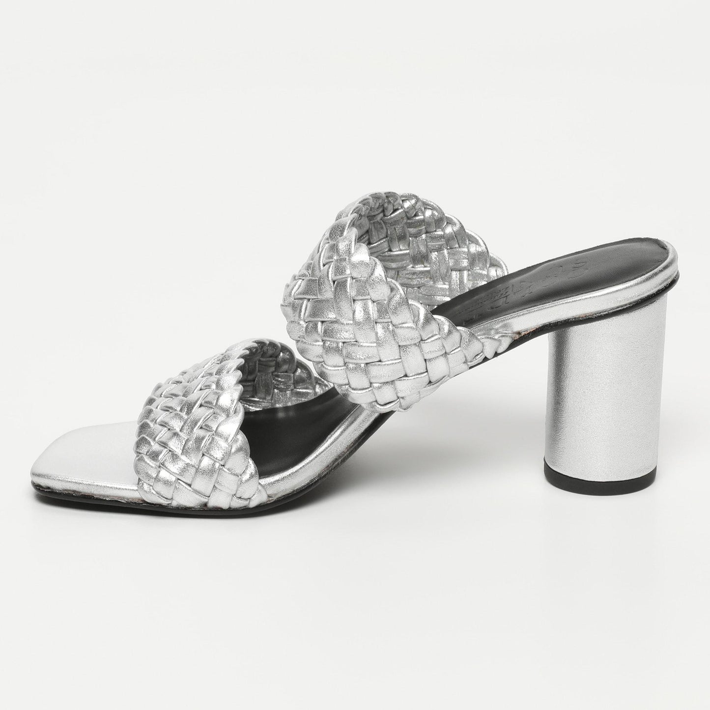 LILA sandales en cuir silver
