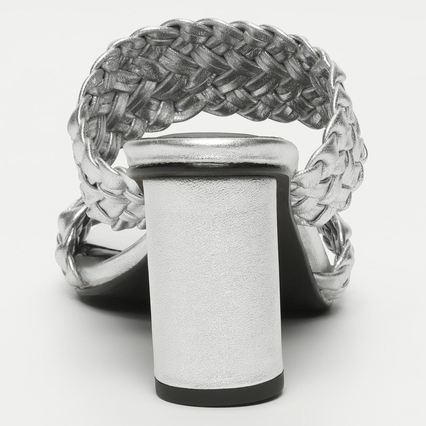 LILA sandales en cuir silver