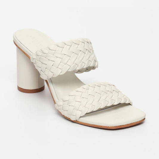 LILA sandales en cuir white