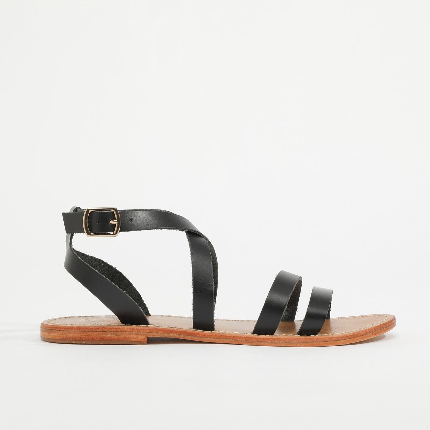 LUNARIA sandales en cuir black