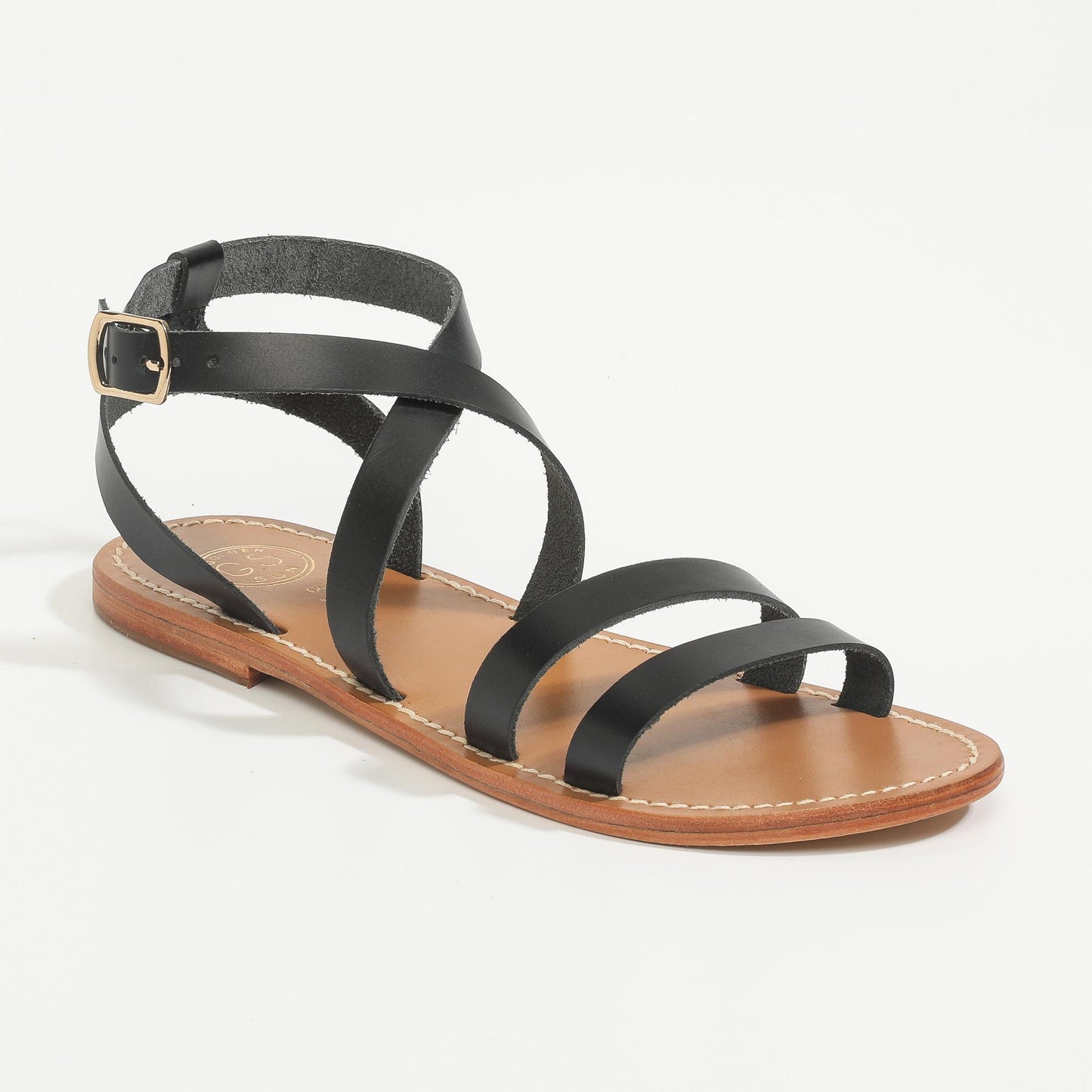 LUNARIA sandales en cuir black