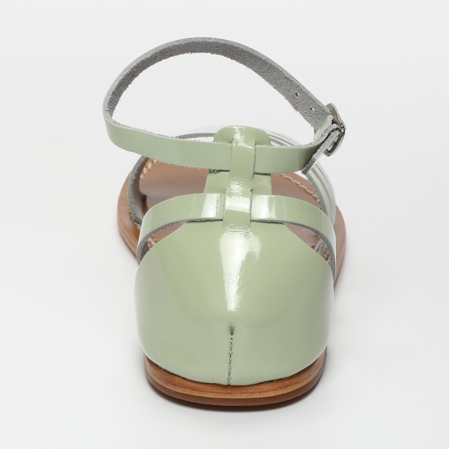 MARIGOLD sandales en cuir mint