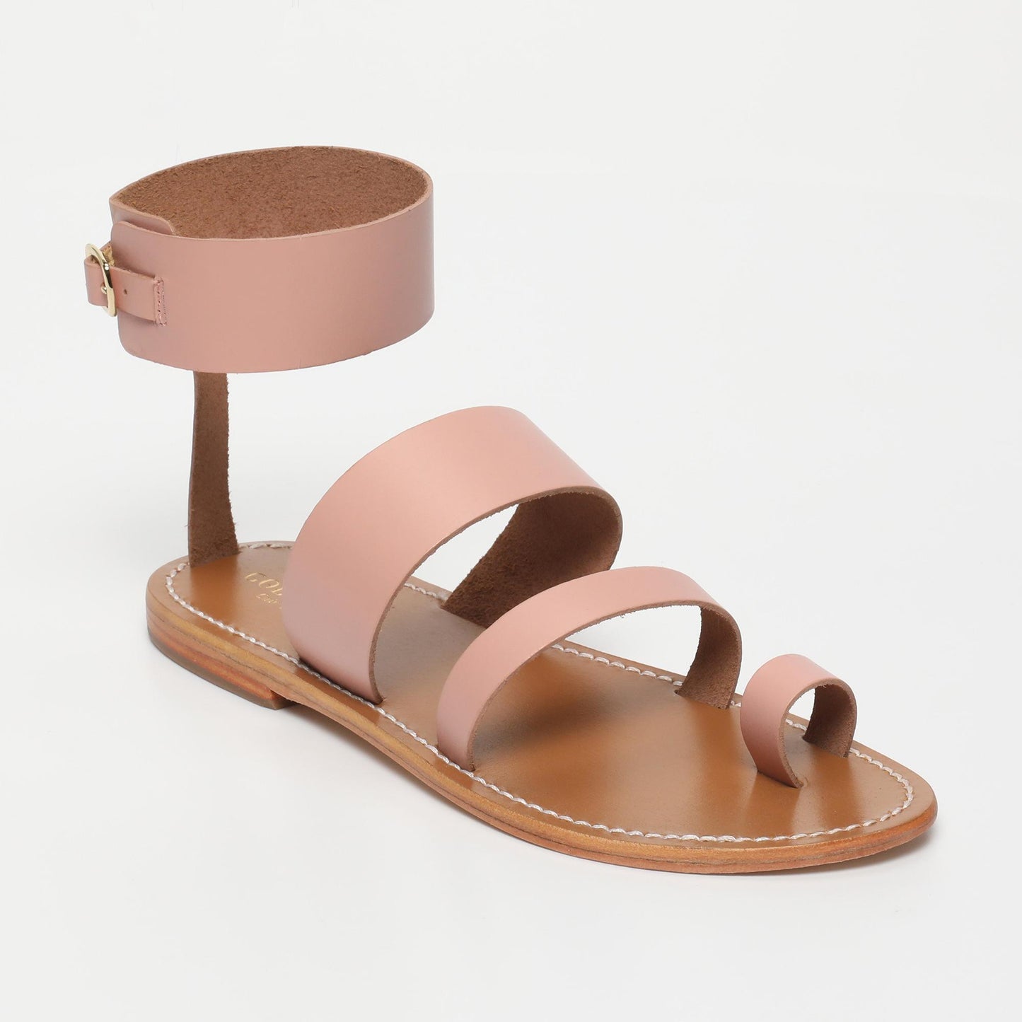 MAZDA sandales en cuir pink