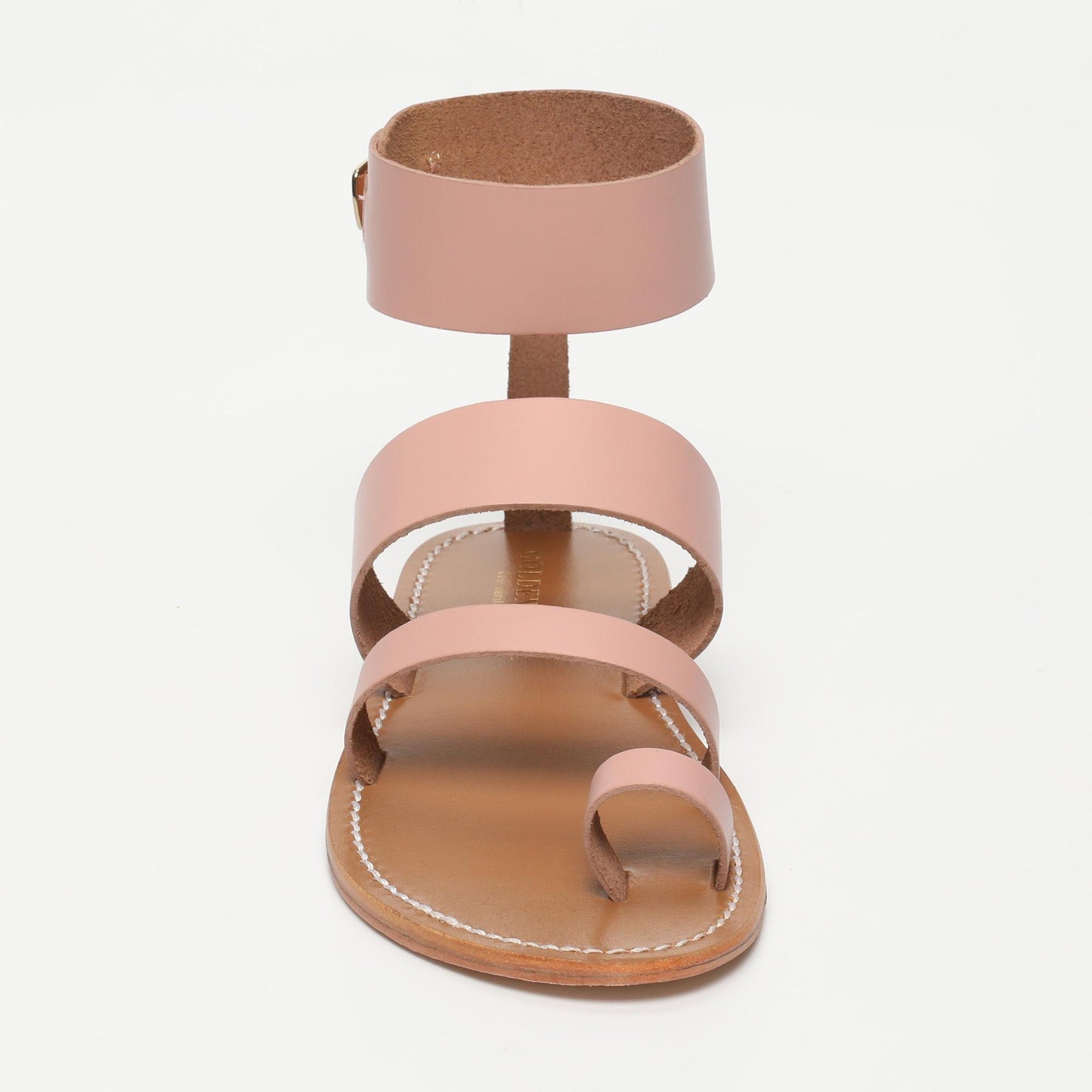 MAZDA sandales en cuir pink