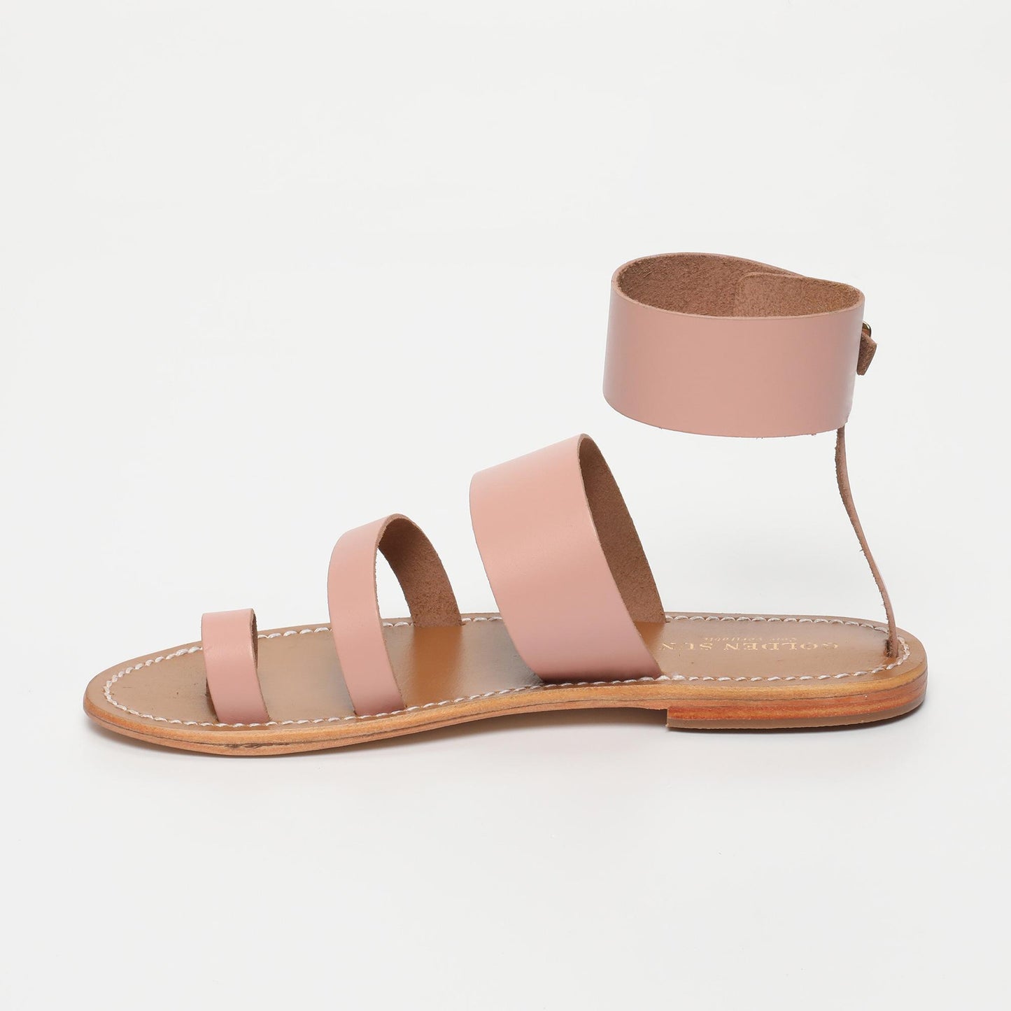 MAZDA sandales en cuir pink