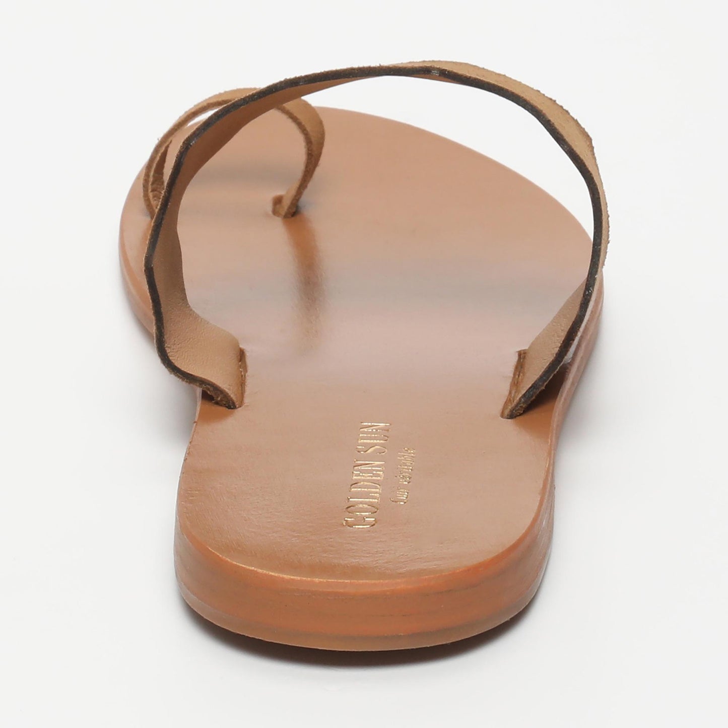 NAOMI sandales en cuir camel