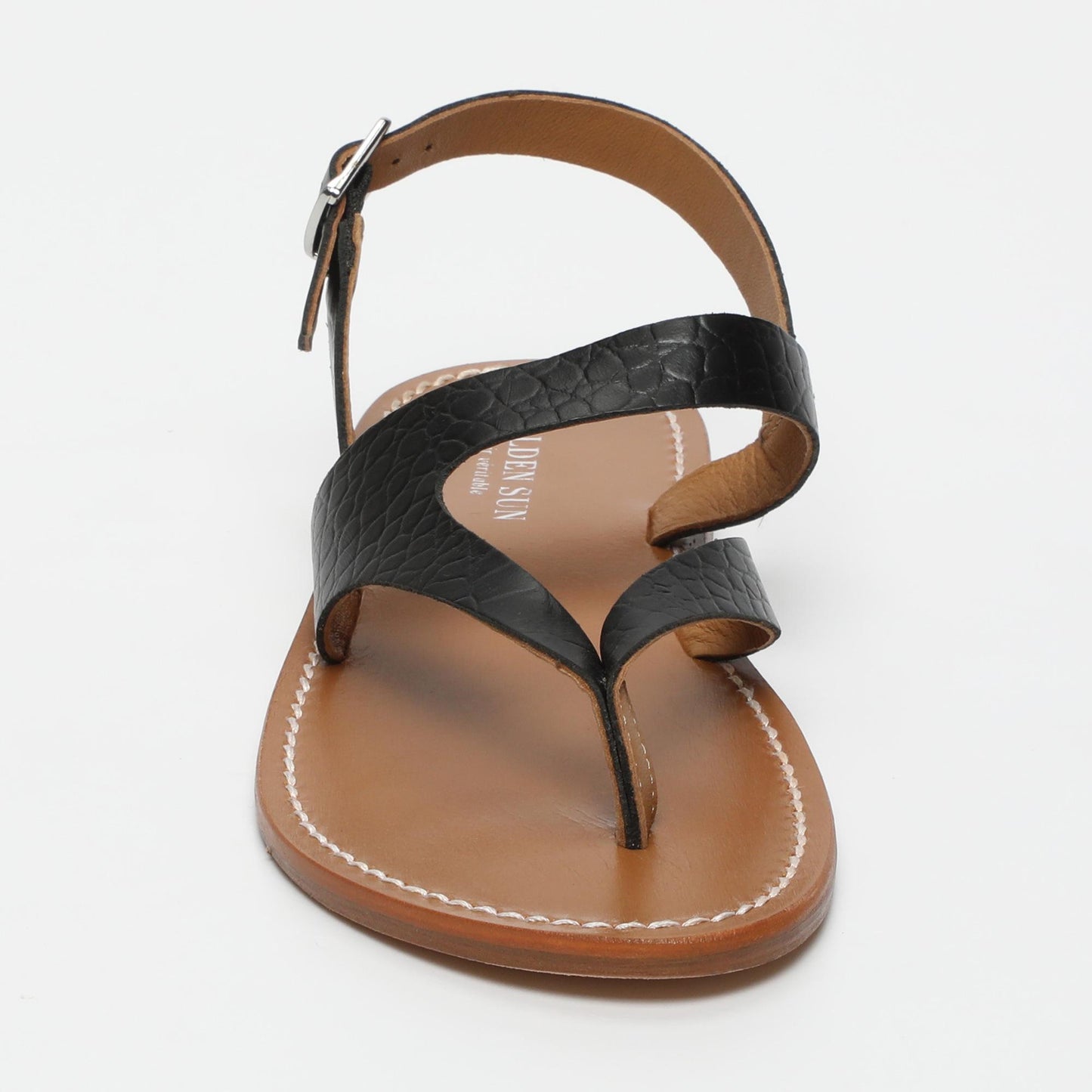 NAOREO sandales en cuir black croco