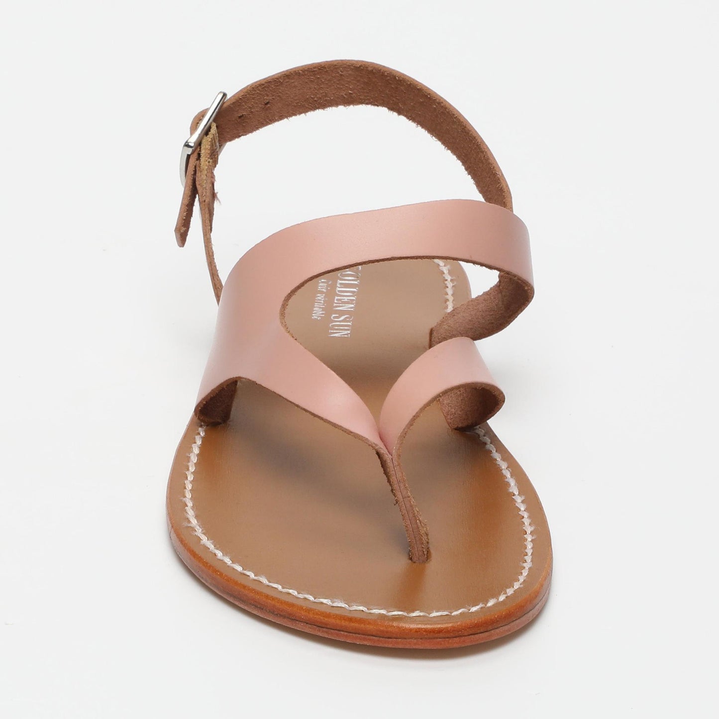 NAOREO sandales en cuir pink