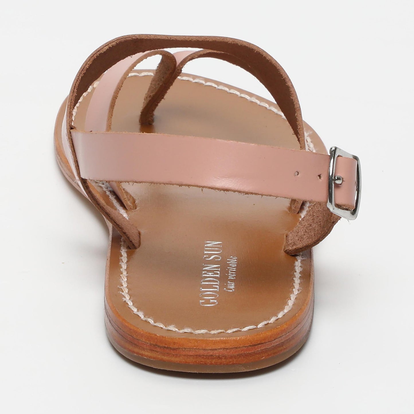 NAOREO sandales en cuir pink