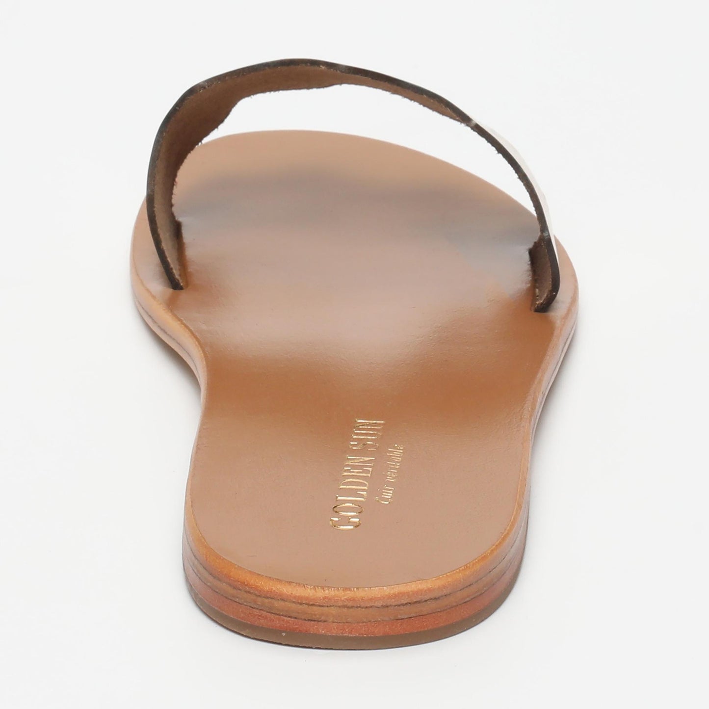 NATALIE sandales en cuir gold