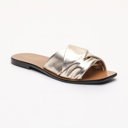 ORIATA sandales en cuir gold