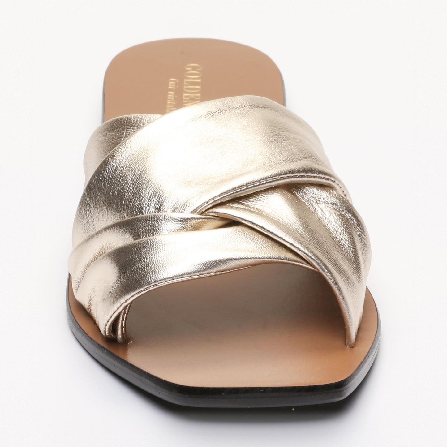 ORIATA sandales en cuir gold