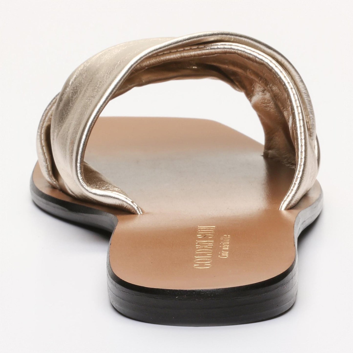 ORIATA sandales en cuir gold