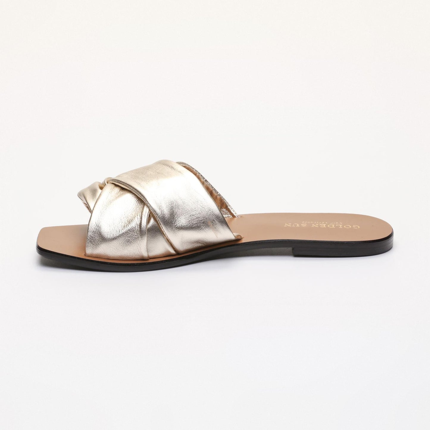 ORIATA sandales en cuir gold