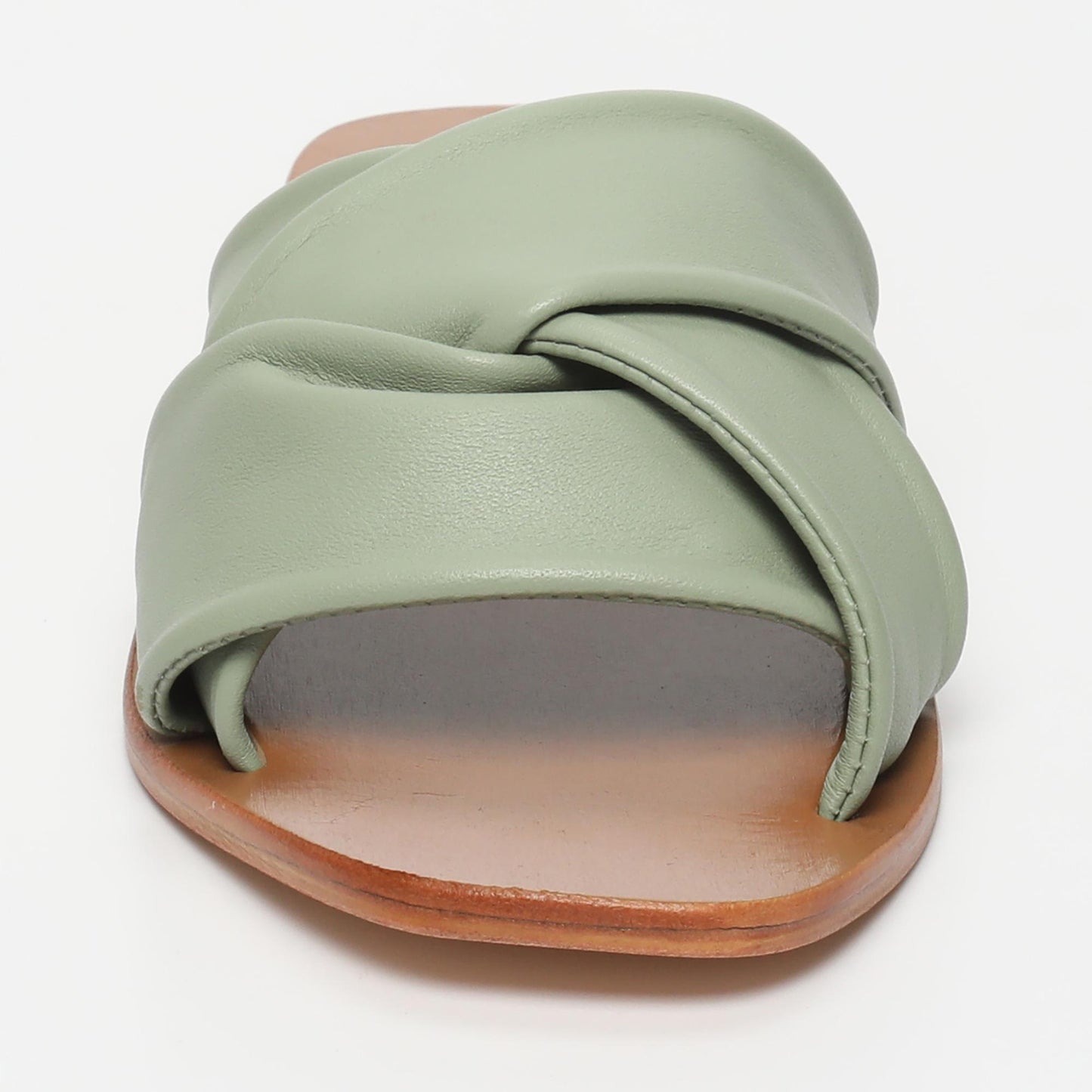 ORIATA sandales en cuir lt green