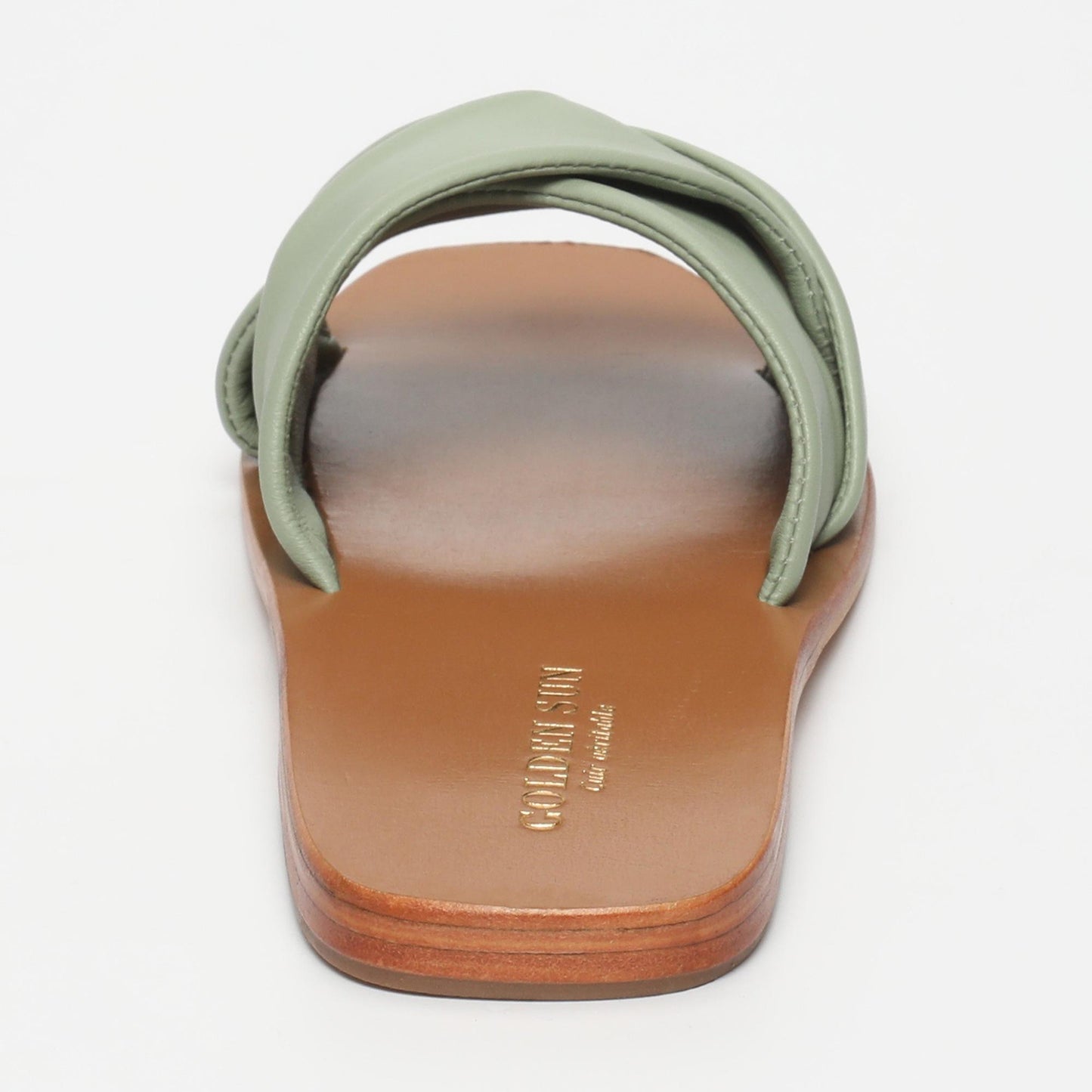 ORIATA sandales en cuir lt green