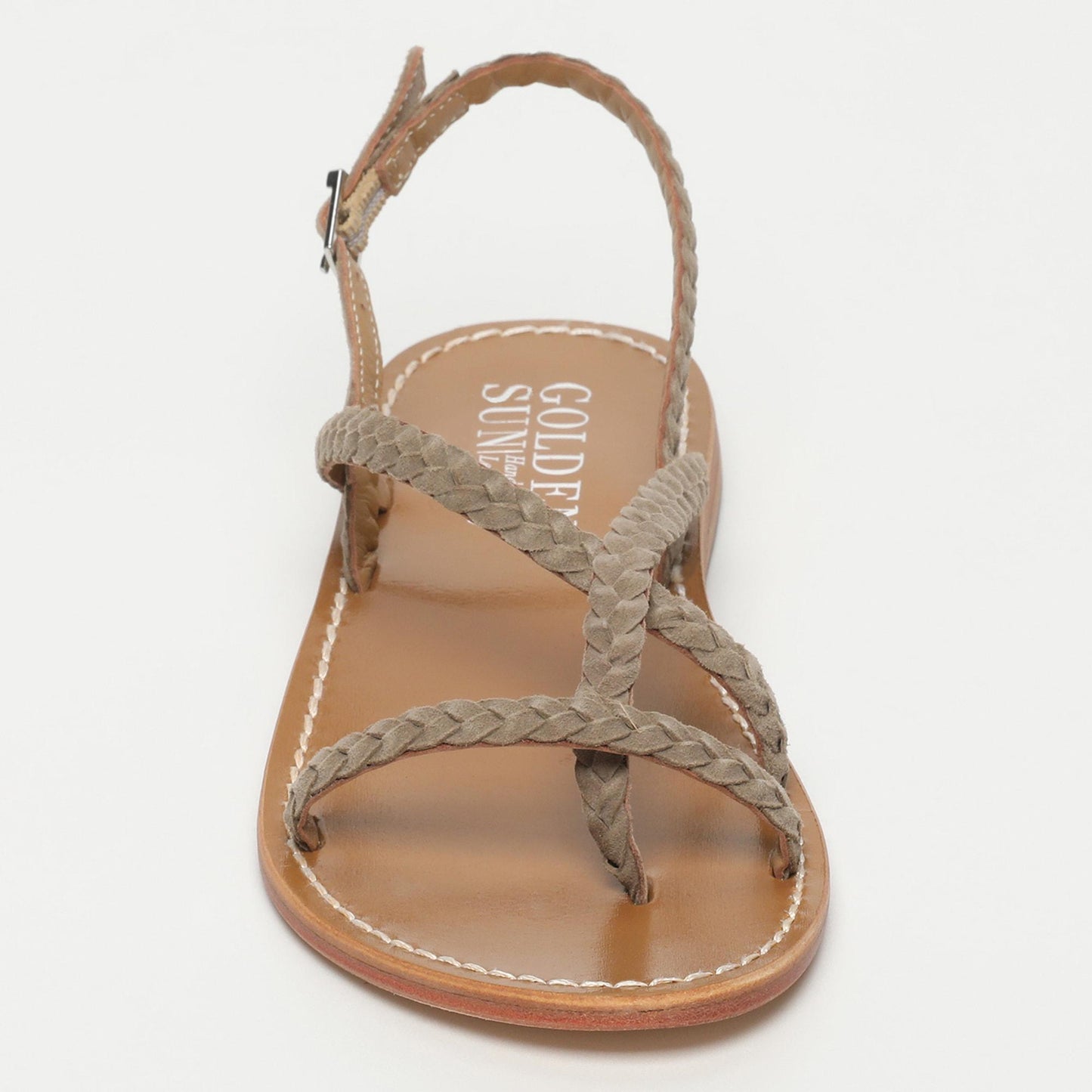 ORIOLE sandales en cuir grey