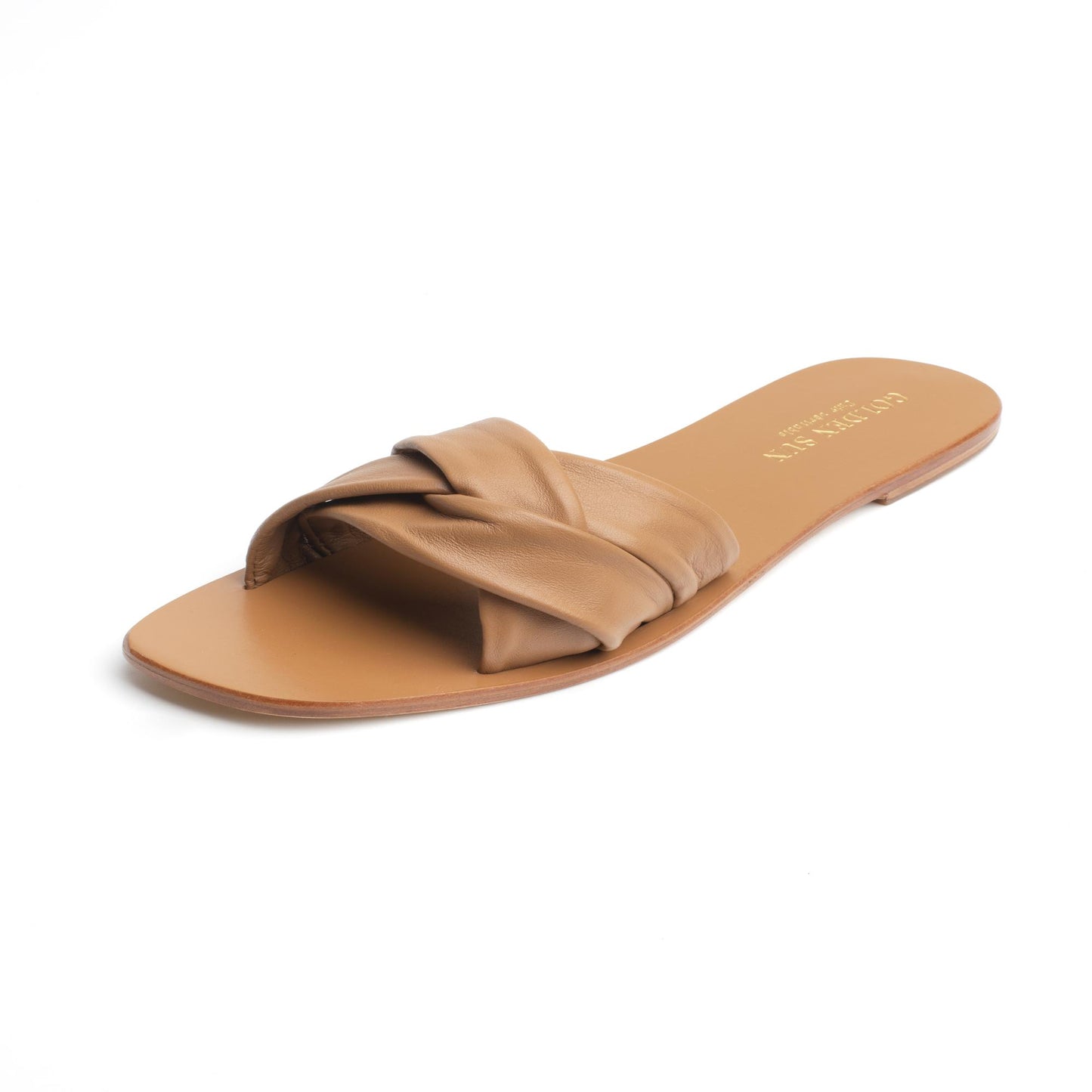 POEMA sandales en cuir light tan