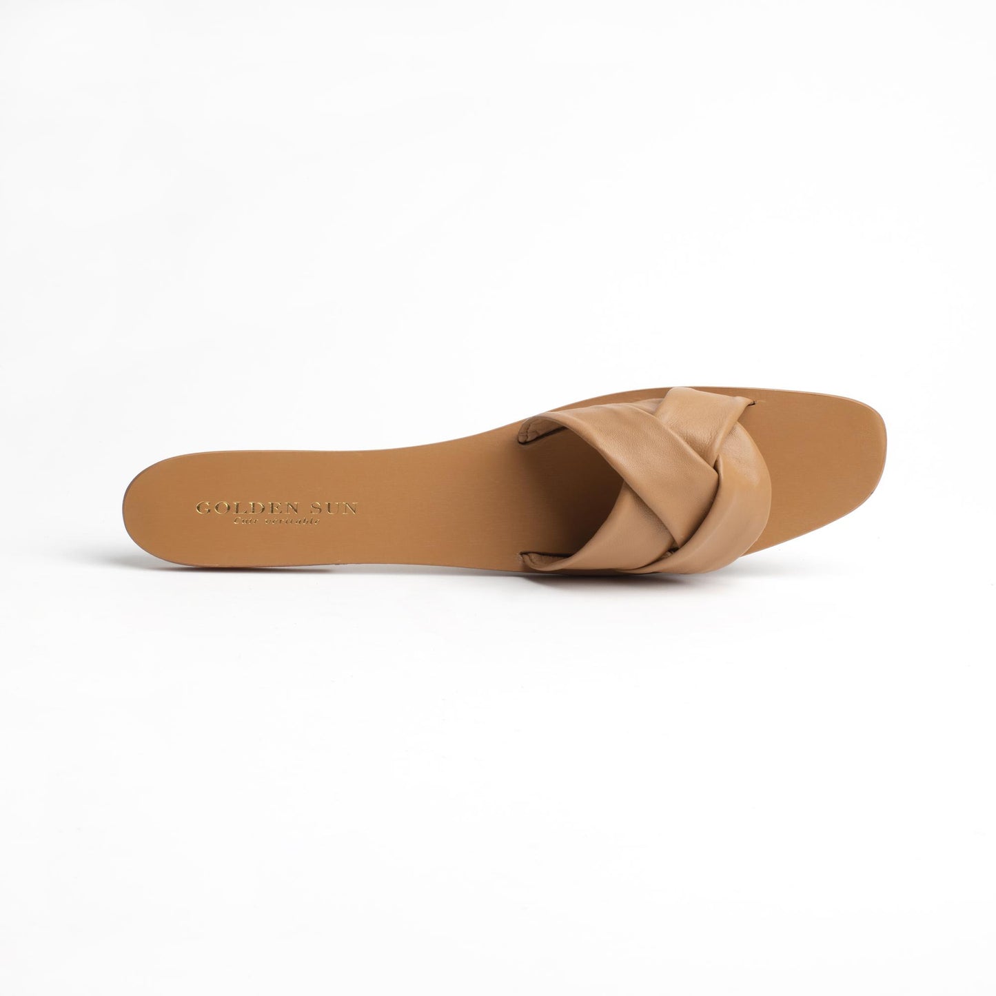 POEMA sandales en cuir light tan