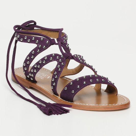 RIOLINDO sandales en cuir amethyst