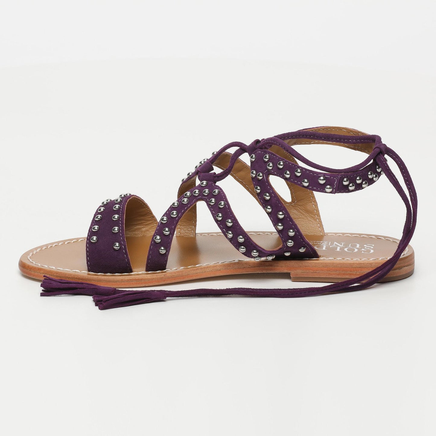 RIOLINDO sandales en cuir amethyst
