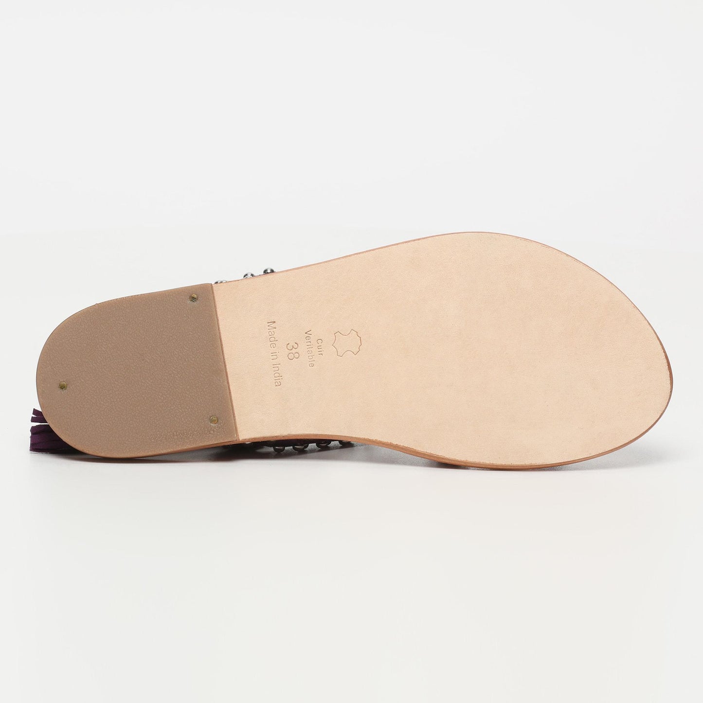 RIOLINDO sandales en cuir amethyst